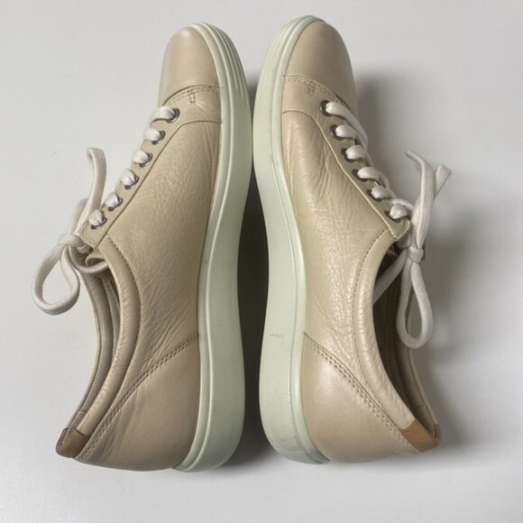 ECCO Soft 7 Women’s Beige Sneakers - Picture 6 of 8
